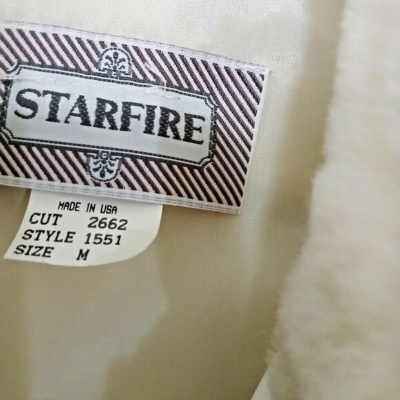 Starfire Size Med Zip up Vest, Very Classy Warm & Cozy Callar Vest. - Picture 4 of 13